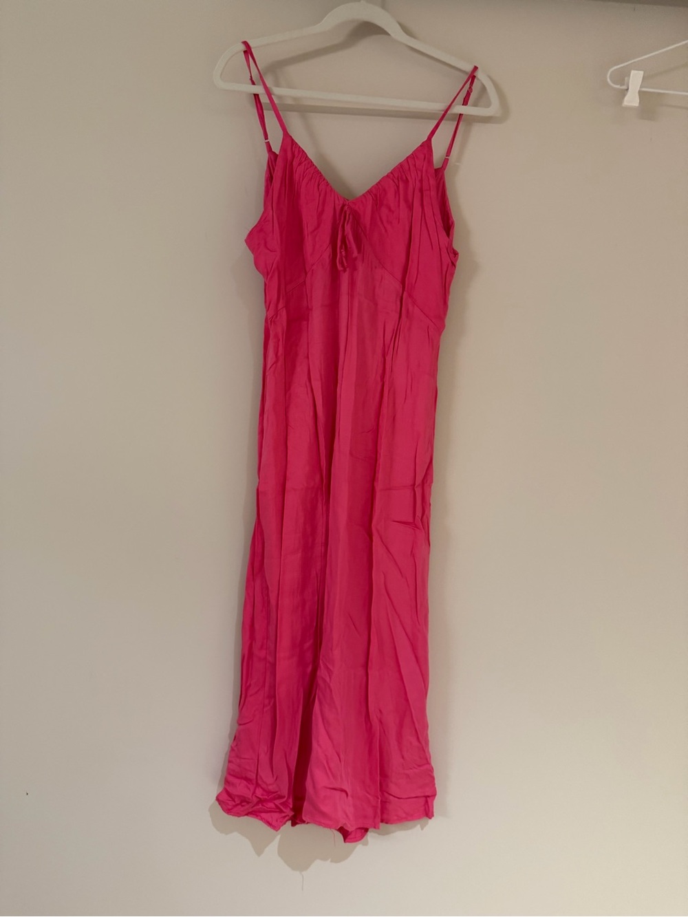 wild fable Hot Pink Spaghetti-Strap Jumpsuit